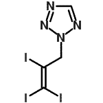 CAS 登录号：87427-25-6， 2-(2,3,3-三碘-2-丙烯-1-基)-2H-四唑