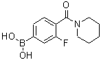 CAS 登录号：874289-10-8， [3-氟-4-(1-哌啶基羰基)苯基]硼酸