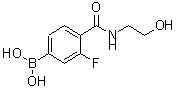 CAS#: 874289-21-1, {3-Fluoro-4-[(2-hydroxyethyl)carbamoyl]phenyl}boronic acid