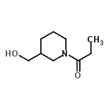 CAS#: 874383-40-1, 1-[3-(Hydroxymethyl)-1-piperidinyl]-1-propanone
