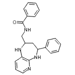 CAS#: 87474-36-0, N-[(4-Phenyl-2,3,4,5-tetrahydro-1H-pyrido[2,3-b][1,4]diazepin-2-yl)methyl]benzamide