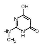 CAS#: 87474-58-6, 6-Hydroxy-2-(methylamino)-4(3H)-pyrimidinone