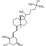 CAS#: 87480-00-0, (1R,3S,5E)-5-{(2E)-2-[(3aS,7aR)-1-{1-[(2-Hydroxy-2-methylpropyl)sulfanyl]-2-propanyl}-7a-methyloctahydro-4H-inden-4-ylidene]ethylidene}-4-methylene-1,3-cyclohexanediol