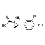 CAS#: 87483-06-5, (1S,2R)-1-Amino-2-(3,4-dihydroxyphenyl)cyclopropanecarboxylic acid