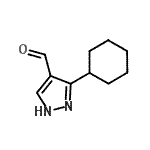 CAS#: 874908-43-7, 3-Cyclohexyl-1H-pyrazole-4-carbaldehyde
