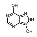CAS#: 87499-14-7, 3-Hydroxy-2,4-dihydro-7H-pyrazolo[4,3-d]pyrimidin-7-one