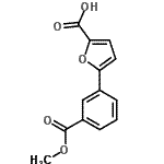 CAS#: 874999-81-2, 5-[3-(Methoxycarbonyl)phenyl]-2-furoic acid