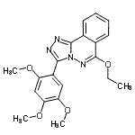 CAS#: 87540-51-0, 6-Ethoxy-3-(2,4,5-trimethoxyphenyl)[1,2,4]triazolo[3,4-a]phthalazine