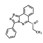 CAS#: 87540-66-7, 6-(Ethylsulfinyl)-3-phenyl[1,2,4]triazolo[3,4-a]phthalazine