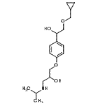 CAS#: 87549-35-7, 1-{4-[2-(Cyclopropylmethoxy)-1-hydroxyethyl]phenoxy}-3-(isopropylamino)-2-propanol