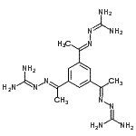 CAS#: 87555-28-0, (2E,2'E,2''E)-2,2',2''-[Benzene-1,3,5-triyltri(1E)-1-ethyl-1-ylidene]trihydrazinecarboximidamide