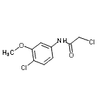 CAS 登录号：875656-37-4， 2-氯-N-(4-氯-3-甲氧基-苯基)乙酰胺