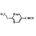 CAS#: 87573-81-7, 5-Ethynyl-2-(methylsulfanyl)pyrimidine