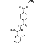 CAS#: 87587-19-7, 2-[1-[2-[(4-Ethoxycarbonylpiperazin-1-Yl)(Thioxo)Methyl]Hydrazino]Ethyl]Pyridine 1-Oxide