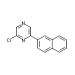 CAS#: 875900-51-9, 2-Chloro-6-(2-naphthyl)pyrazine