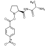CAS 登录号：87621-00-9， N-[(2S)-2-氨基丙烷酰基]-1-[(4-硝基苯甲酰)氧基]-L-脯氨酰胺