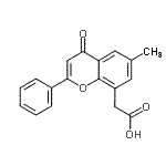 CAS#: 87626-74-2, (6-Methyl-4-oxo-2-phenyl-4H-chromen-8-yl)acetic acid