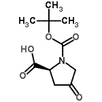 CAS#: 876317-19-0, 1-{[(2-Methyl-2-propanyl)oxy]carbonyl}-4-oxo-L-proline