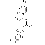 CAS 登录号：87668-74-4， (2R)-2-[(1R)-1-(4-氨基-2-氧代-1(2H)-嘧啶基)-2-氧代乙氧基]-3-氧代丙基三氢二磷酸酯