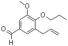 CAS#: 876709-19-2, 3-Allyl-5-methoxy-4-propoxybenzaldehyde