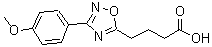 CAS#: 876721-15-2, 4-[3-(4-Methoxyphenyl)-1,2,4-oxadiazol-5-yl]butanoic acid