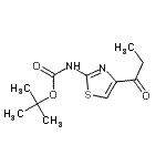 CAS#: 876755-19-0, 2-Methyl-2-propanyl (4-propionyl-1,3-thiazol-2-yl)carbamate