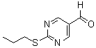 CAS 登录号：876890-33-4， 2-(丙基硫基)-5-嘧啶甲醛