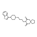 CAS#: 87691-92-7, 8-{4-[4-(1,2-Benzothiazol-3-yl)-1-piperazinyl]butyl}-8-azaspiro[4.5]decane-7,9-dione