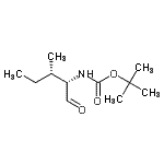 CAS#: 87694-55-1, 2-Methyl-2-propanyl [(2S,3S)-3-methyl-1-oxo-2-pentanyl]carbamate