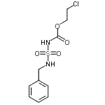 CAS#: 87708-06-3, 2-Chloroethyl (benzylsulfamoyl)carbamate