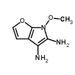CAS#: 877397-08-5, 6-Methoxy-6H-furo[2,3-b]pyrrole-4,5-diamine