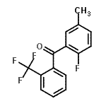 CAS#: 87750-59-2, (2-Fluoro-5-methylphenyl)[2-(trifluoromethyl)phenyl]methanone