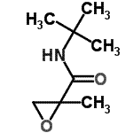 CAS#: 87750-83-2, 2-Methyl-N-(2-methyl-2-propanyl)-2-oxiranecarboxamide