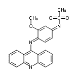 CAS#: 87764-57-6, N-[(1Z,4E)-4-(9-Acridinylimino)-3-methoxy-2,5-cyclohexadien-1-ylidene]methanesulfonamide