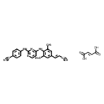 CAS 登录号：877817-88-4， 4-{[4-({4-[(E)-2-氰基乙烯基]-2,6-二甲基苯基}氨基)-2-嘧啶基]氨基}苯甲腈(2E)-2-丁烯二酸酯(2:1)