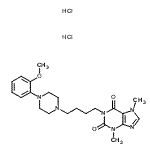 CAS#: 87798-82-1, 1-{4-[4-(2-Methoxyphenyl)-1-piperazinyl]butyl}-3,7-dimethyl-3,7-dihydro-1H-purine-2,6-dione dihydrochloride