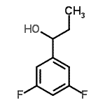 CAS 登录号：878571-98-3， 1-(3,5-二氟苯基)-1-丙醇