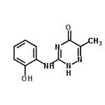 CAS#: 878668-66-7, 3-[(2-Hydroxyphenyl)amino]-6-methyl-1,2,4-triazin-5(2H)-one