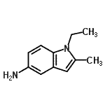 CAS#: 878733-38-1, 1-Ethyl-2-methyl-1H-indol-5-amine