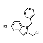 CAS 登录号：878748-66-4， 1-苄基-2-(氯甲基)-1H-苯并咪唑盐酸盐(1:1)