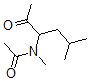 CAS 登录号：879125-40-3， DL-N-(1-乙酰基-3-甲基丁基)-N-甲基-乙酰胺