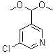 CAS#: 879326-81-5, 3-Chloro-5-(dimethoxymethyl)pyridine