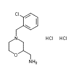 CAS#: 879403-43-7, 1-[4-(2-Chlorobenzyl)-2-morpholinyl]methanamine dihydrochloride