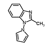 CAS#: 87948-02-5, 2-Methyl-1-(1H-pyrrol-1-yl)-1H-benzimidazole