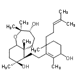 CAS#: 87978-31-2, (3R,5aR,6R,7S)-6-{2-[3-Hydroxy-2,6-dimethyl-6-(4-methyl-3-penten-1-yl)-1-cyclohexen-1-yl]ethyl}-2,2,5a,7-tetramethyldecahydro-1-benzoxepine-3,7-diol