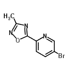 CAS 登录号：879883-63-3， 5-溴-2-(3-甲基-1,2,4-恶二唑-5-基)吡啶