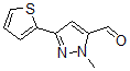 CAS#: 879896-48-7, 1-Methyl-3-(2-Thienyl)-1H-Pyrazole-5-Carboxaldehyde