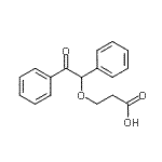 CAS#: 879896-64-7, 3-(2-Oxo-1,2-diphenylethoxy)propanoic acid