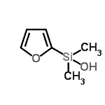 CAS 登录号：879904-83-3， 2-呋喃基(二甲基)硅烷醇