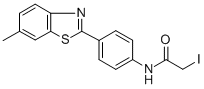 CAS 登录号：87992-62-9， 2-[4-(碘乙酰氨基)苯基]-6-甲基苯并噻唑